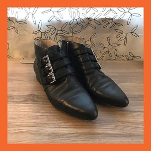 MICHAEL KORS Leather Ankle Boots